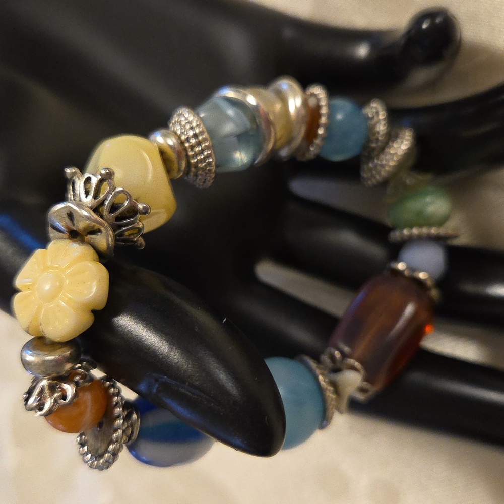 Multi Color Beaded Bracelet